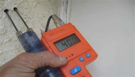 custom moisture meter stucco|how to detect moisture under stucco.